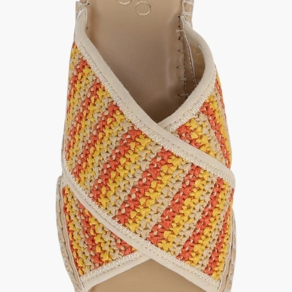 Vacay Vibes🆕Franco Sarto Pacifica Espadrille Platform Wedge Sandal ::NIB::